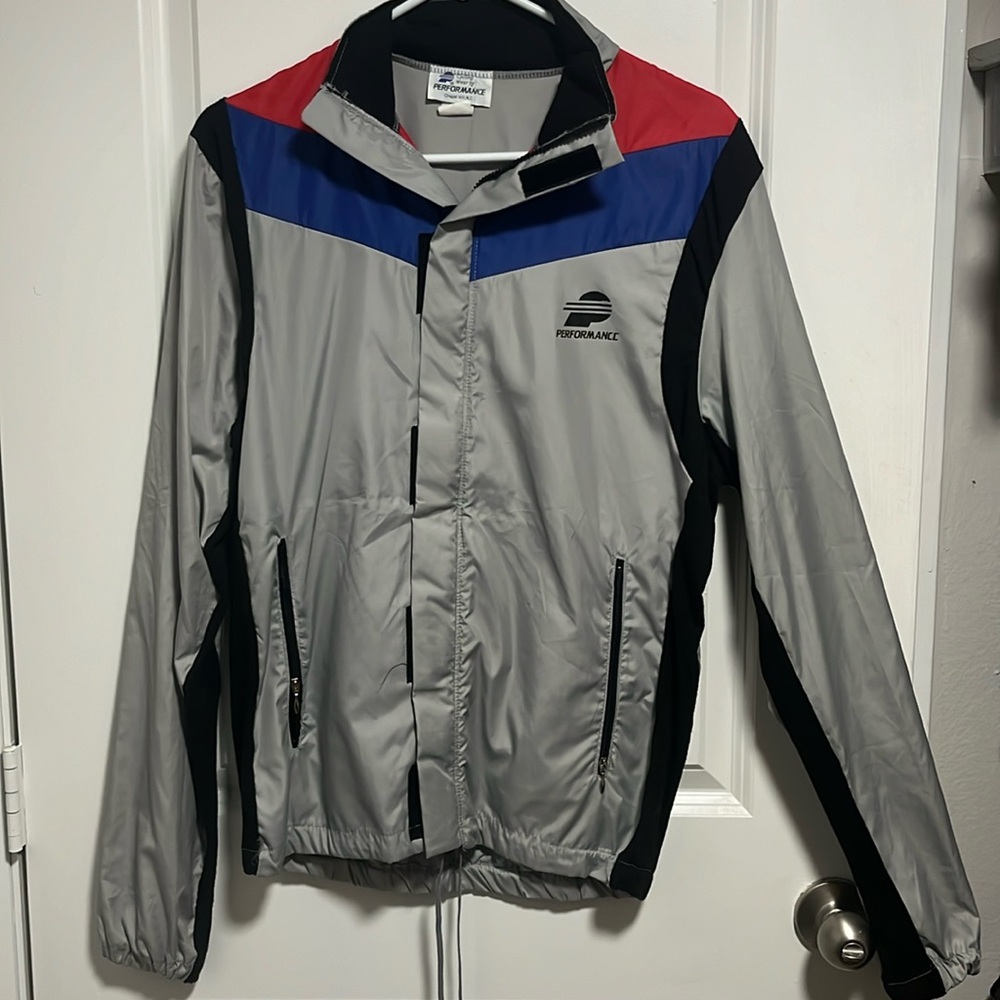 Cycling Wear by Performance Vintage Wind Breaker Track Jacket